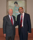 Mitri Raheb und Jimmy Carter